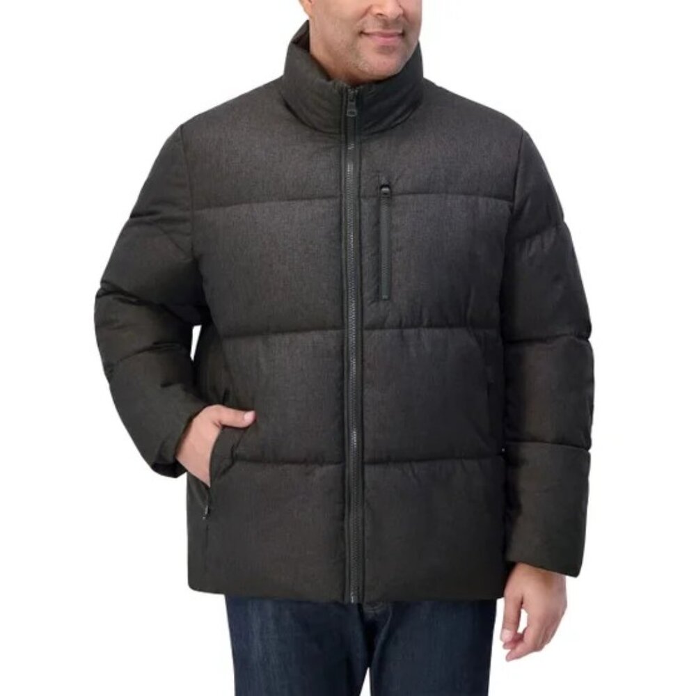 Men's Nautica Puffer Jacket, Gray, Large